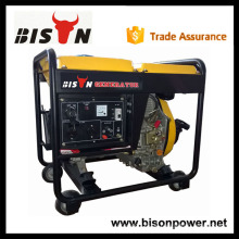 BISON CHINA TaiZhou Niedriger Kraftstoffverbrauch 4.5kw Elektrischer Diesel-Generator Mit 4-Zylinder-Kleinmotor